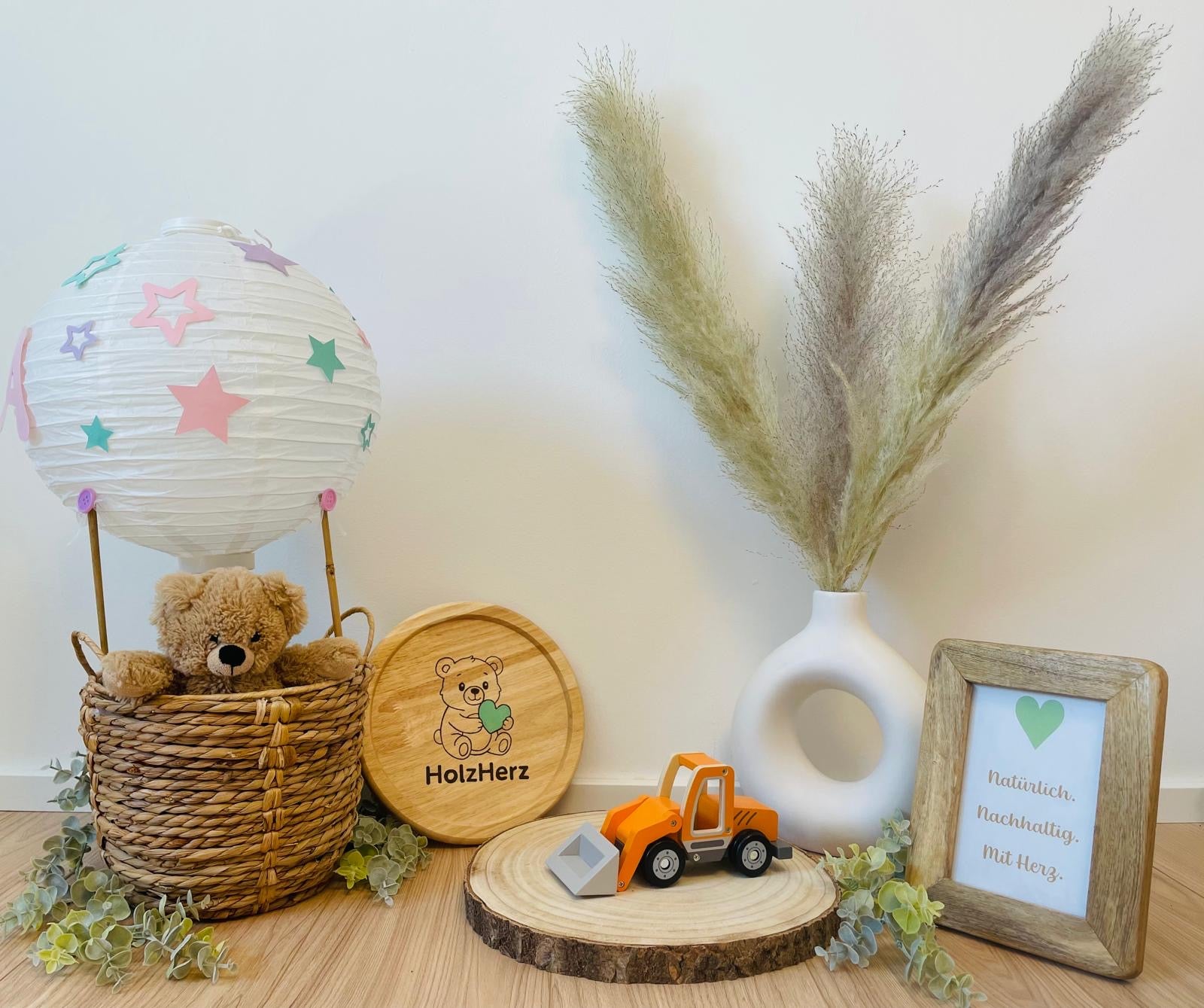 Radlader aus Holz