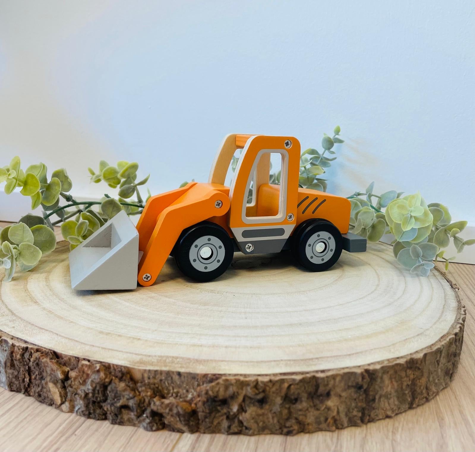 Radlader aus Holz