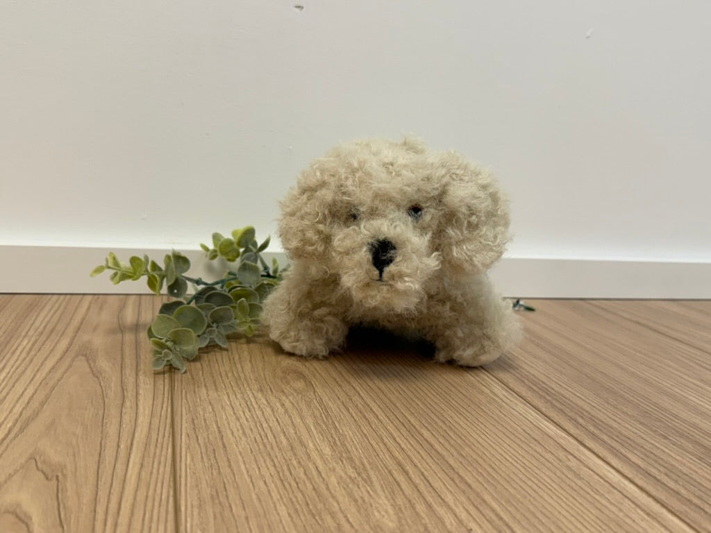 Hund mit Tasche & Pflege-Set rosa
