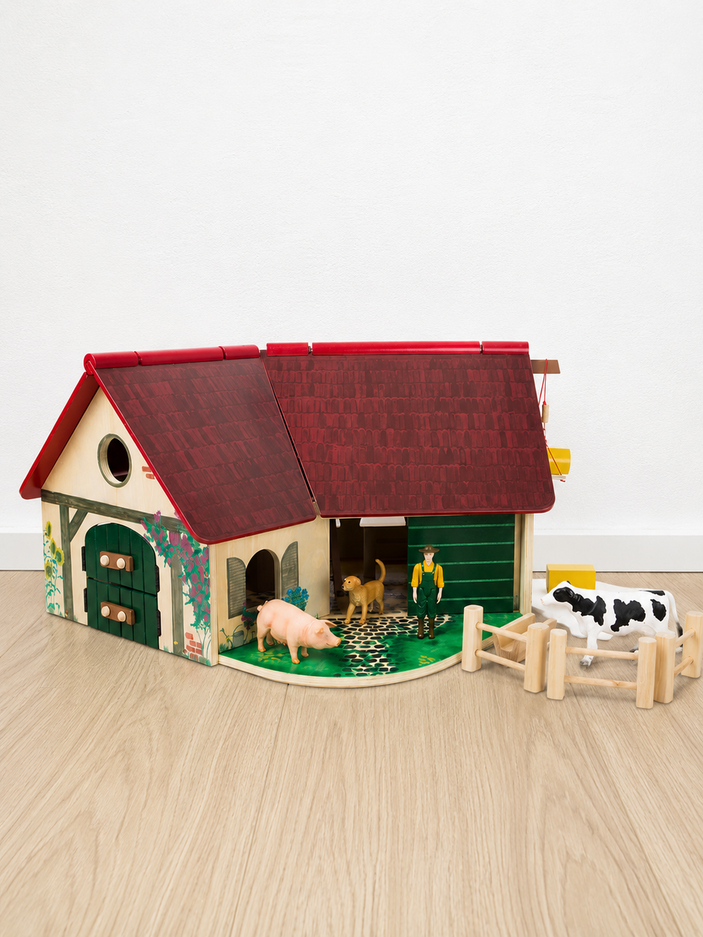 Woodfriends Bauernhof – große Bauernhof-Spielwelt aus Holz