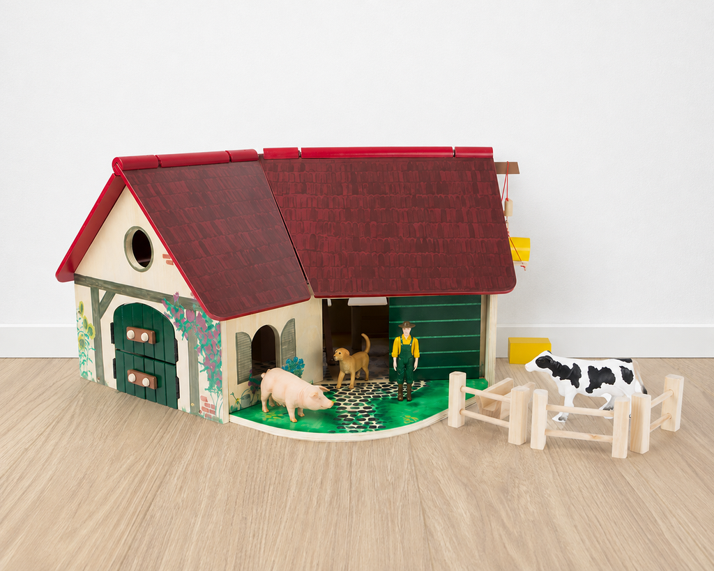 Woodfriends Bauernhof – große Bauernhof-Spielwelt aus Holz