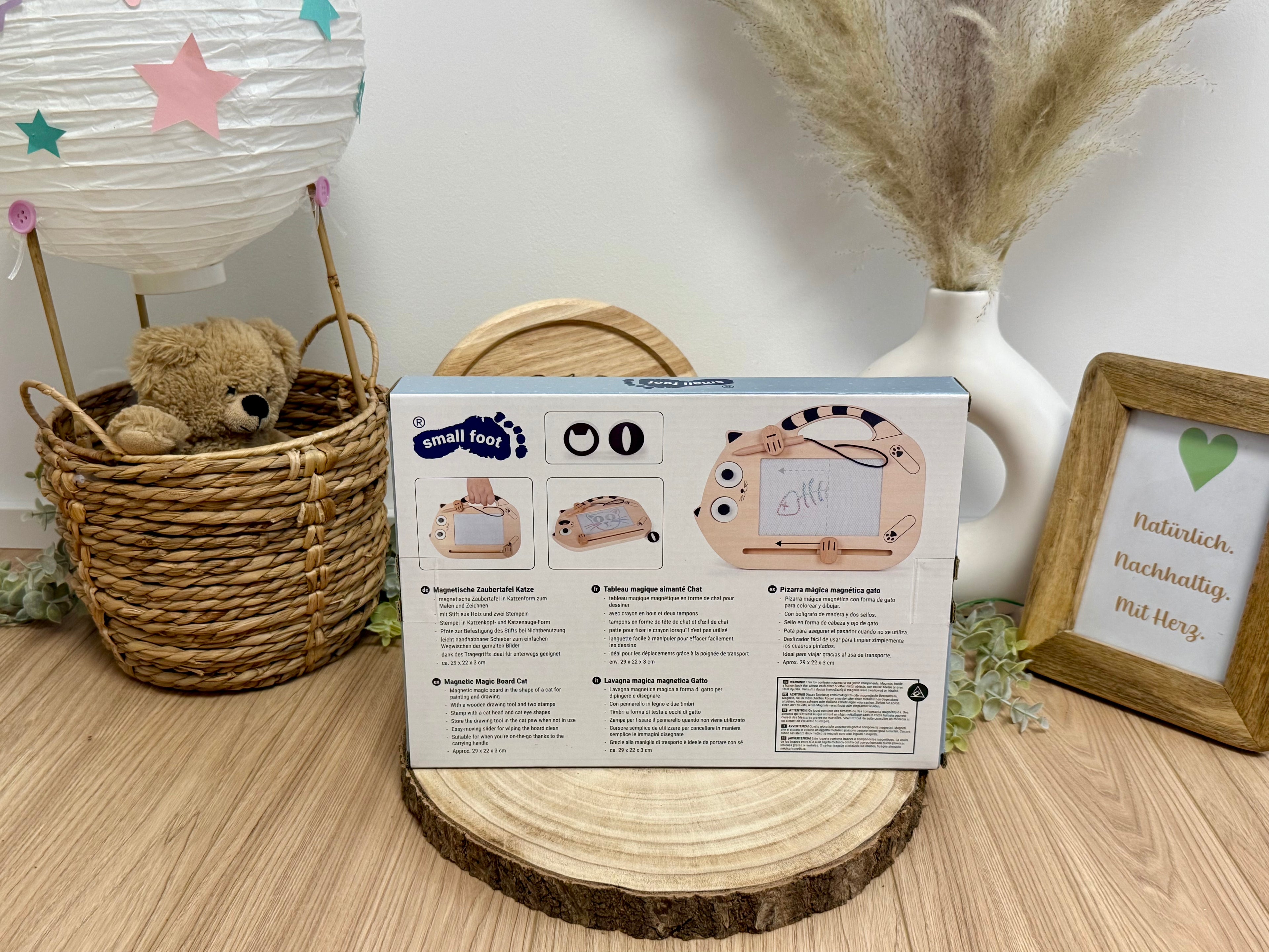 Magnetische Zaubertafel Katze