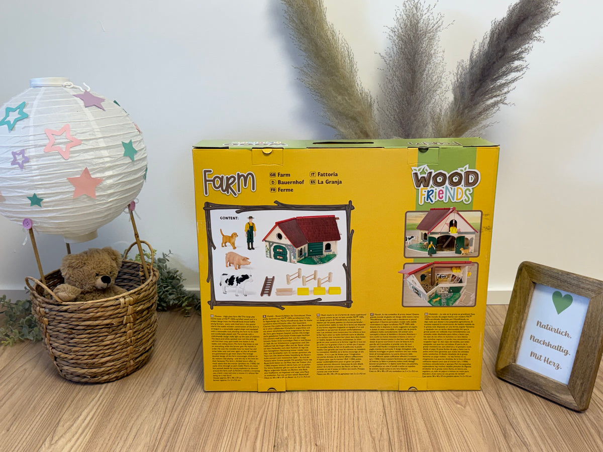 Woodfriends Bauernhof – große Bauernhof-Spielwelt aus Holz
