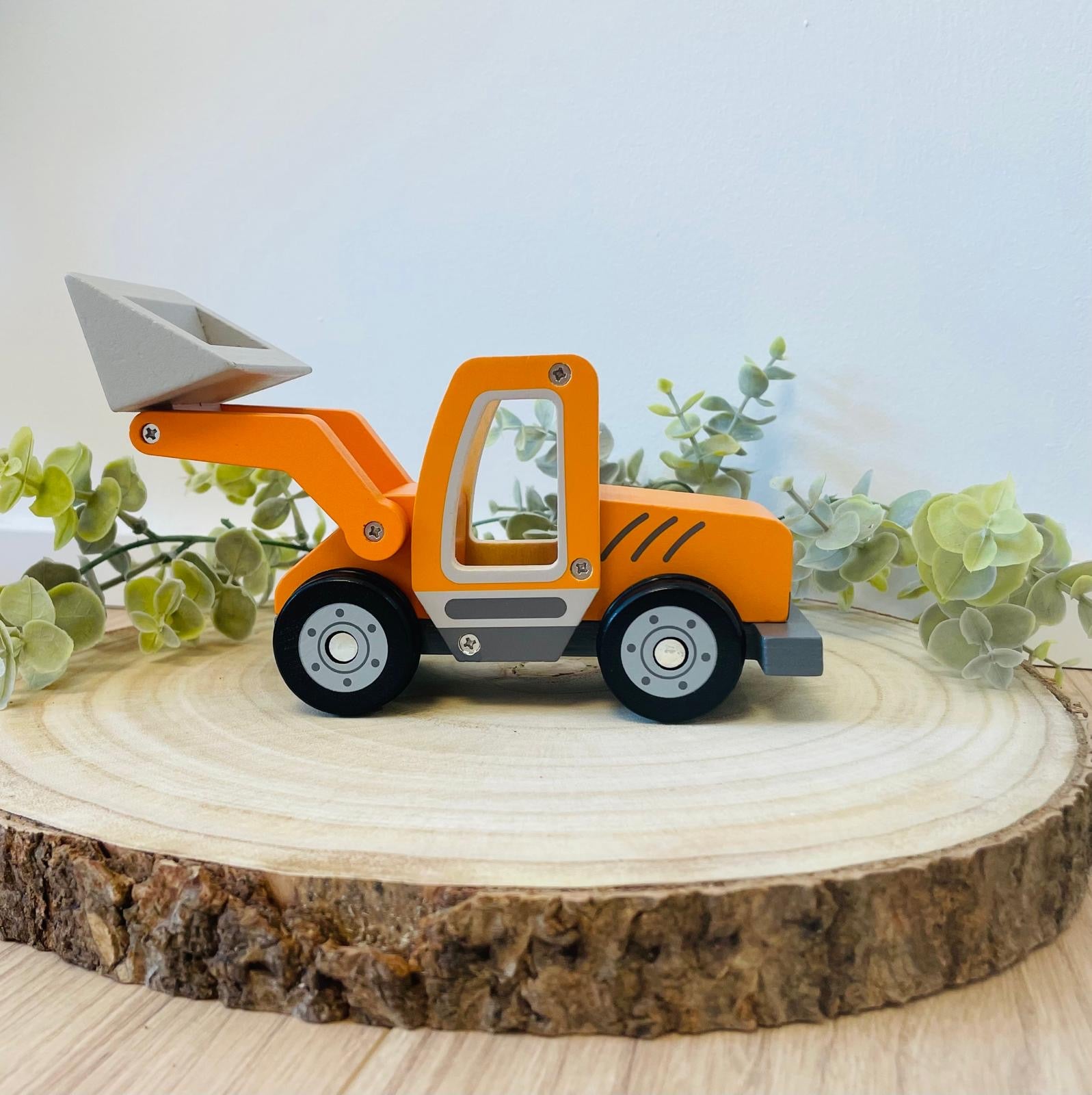Radlader aus Holz