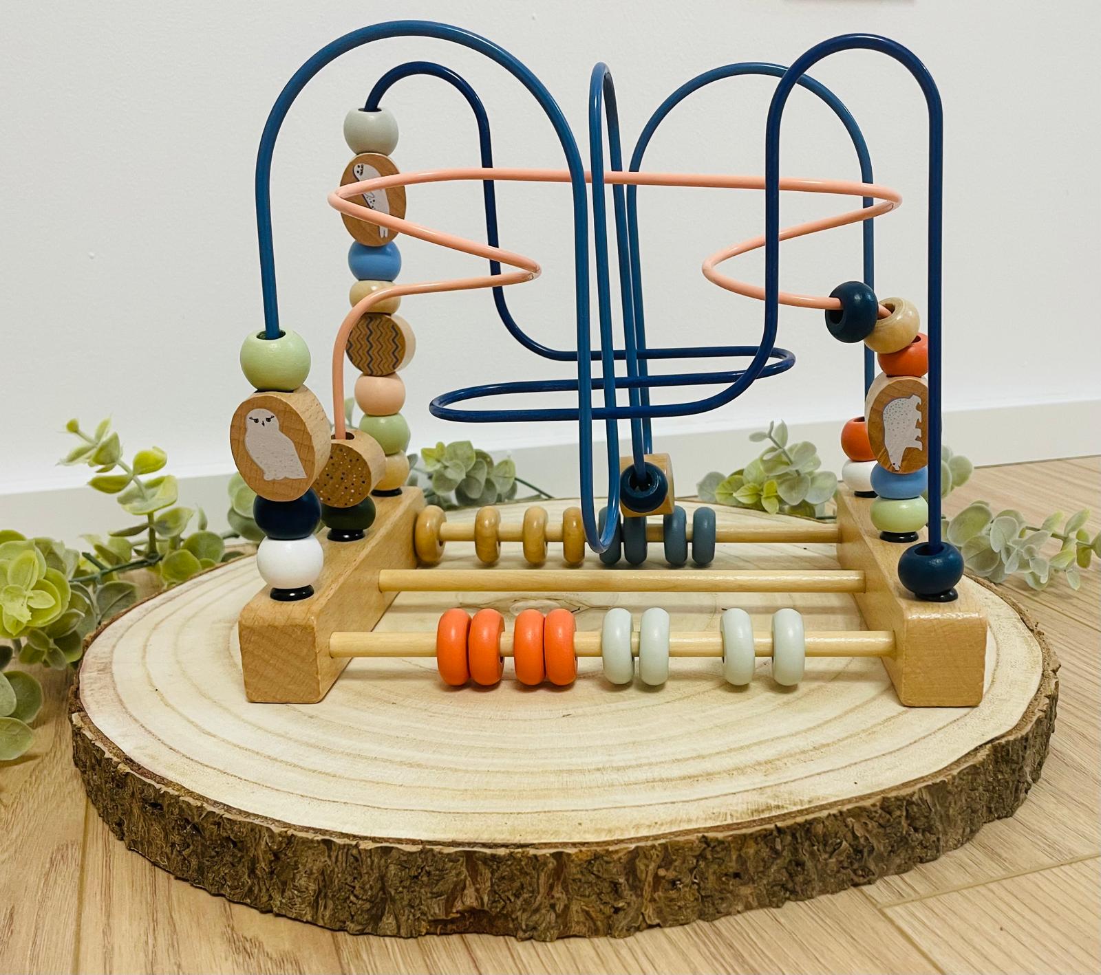 Motorikschleife „Arctic“ aus Holz